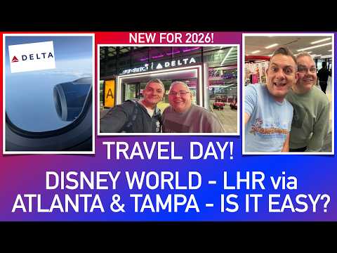 DISNEY WORLD ORLANDO FLORIDA TRAVEL DAY FEB '26 - FIRST TIME FLYING DELTA PREMIUM - IS IT ANY GOOD?