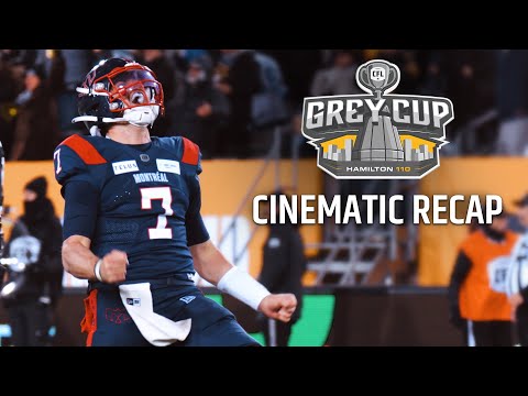 CFL Cinematic Game Recap: Winnipeg vs. Montreal - 110th Grey Cup