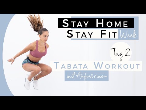 Lockdown TABATA Workout | ULTIMATIVE Fettverbrennung ohne Equipment | Tag 2