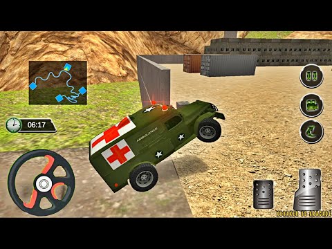 US Army Ambulance Driving - 4x4 SUV Ambulance Driving - Android Gameplay FHD