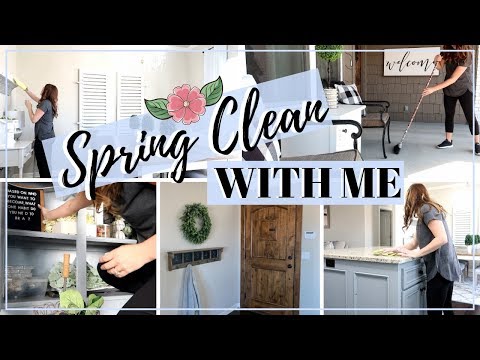 SPRING CLEAN WITH ME 2019 | KITCHEN ISLAND ORGANIZATION| SPRING CLEANING ROUTINE