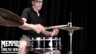 Stanton Moore Drum Company 14 x 4.5 Spirit of New Orleans Titanium Snare Drum - Galactic Black