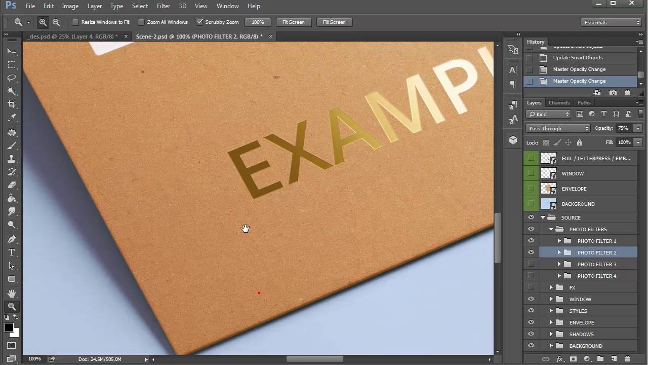 Square Envelope Mock-up