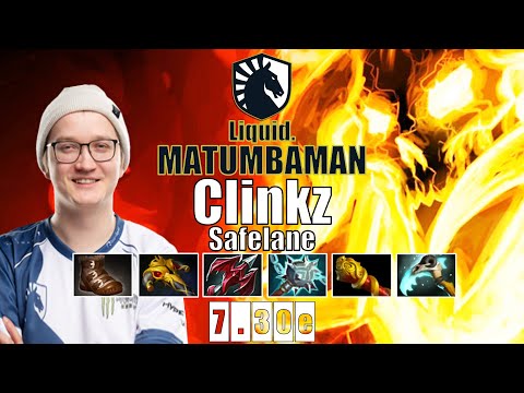 Clinkz Safelane | Liquid.MATUMBAMAN | MATU BACK TO LIQUID NEW CARRY | 7.30e Gameplay Highlights