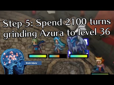 Conquest Step 5: Spend 2100 turns grinding Azura to level 36