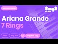 Ariana Grande - 7 rings (Karaoke Piano)