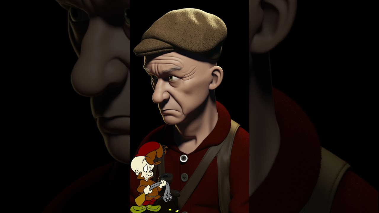 Looney Tunes, but as Humans (AI)