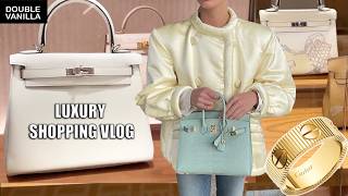 CARTIER & HERMÈS LUXURY SHOPPING VLOG and Tiffany & Co (NEW CARTIER LOVE UNLIMITED Try On)