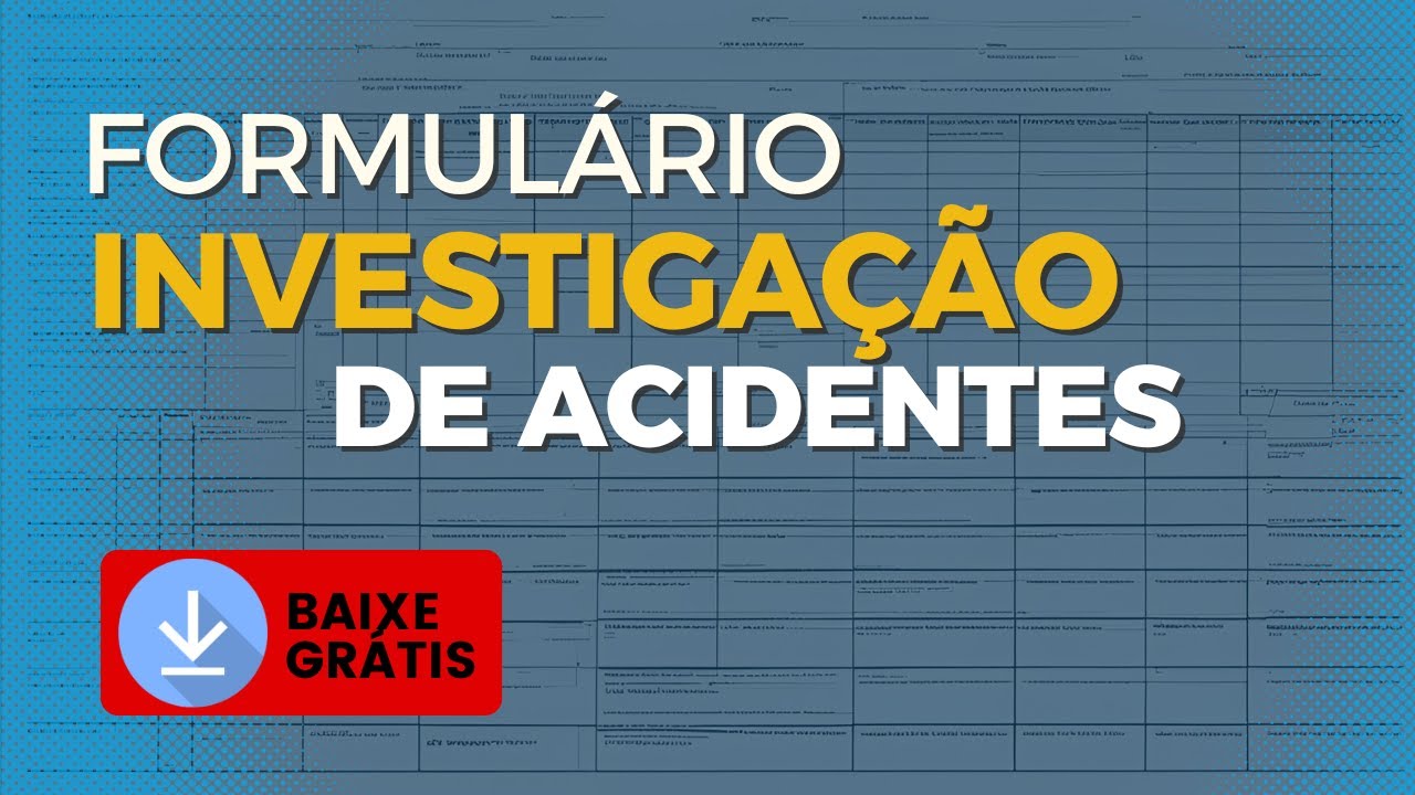 Formulário de Investigação de Acidentes Para Você Usar em Sua Empresa