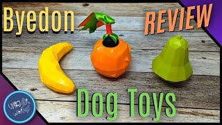 Fruit Shaped Dog Chew Toys from Byedon!
