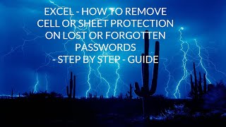 Excel - How to remove Lost or forgotten Passwords Via WinZip - Easy Step by Step Method
