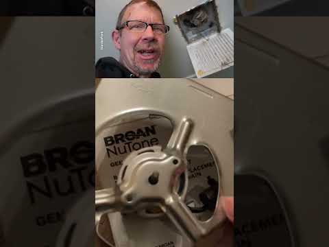 Brian NuTone Bath Fan RE70BN Replacement Motor Kit #diy