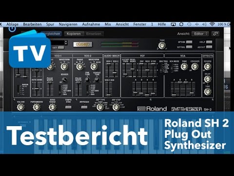 Test- Roland SH-2 Plug Out Synthesizer für System 1 - deutsch