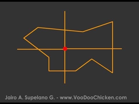 point in polygon 'by quadrants' very fast algorithm