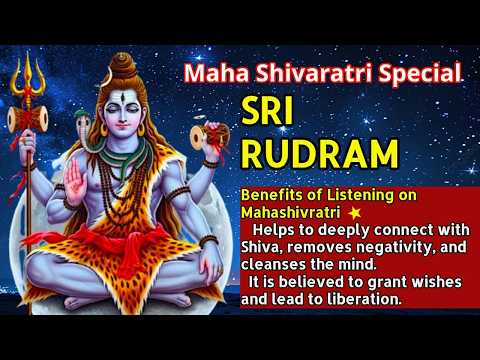 MUST LISTEN  SRI RUDRAM  on MAHASHIVRATRI #mahashivratri2026 #srirudram