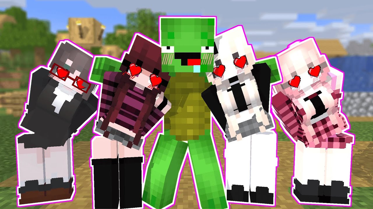 【まいぜんアニメ】マイッキーが女の子達にモテモテになった！！？【マイクラアニメ】