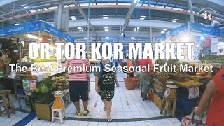 Walking Tour With Me From Chatuchak Weekend Market to Or Tor Kor Market Bangkok Thailand