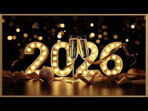 Happy New Year 2026 | Frame TV Art Gold Party Luxury New Year Eve TV Background 4K | NYE Screensaver