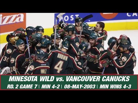 Minnesota Wild at Vancouver Canucks Highlights: Game 7, 2003 Western Semifinal