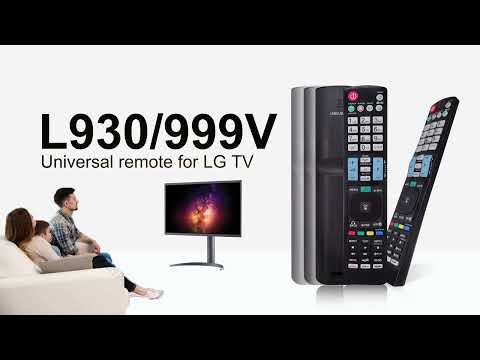 L1379V 、L930 999V for LG TV Remote Control, All LG Model Use, Direct Use Without Setting