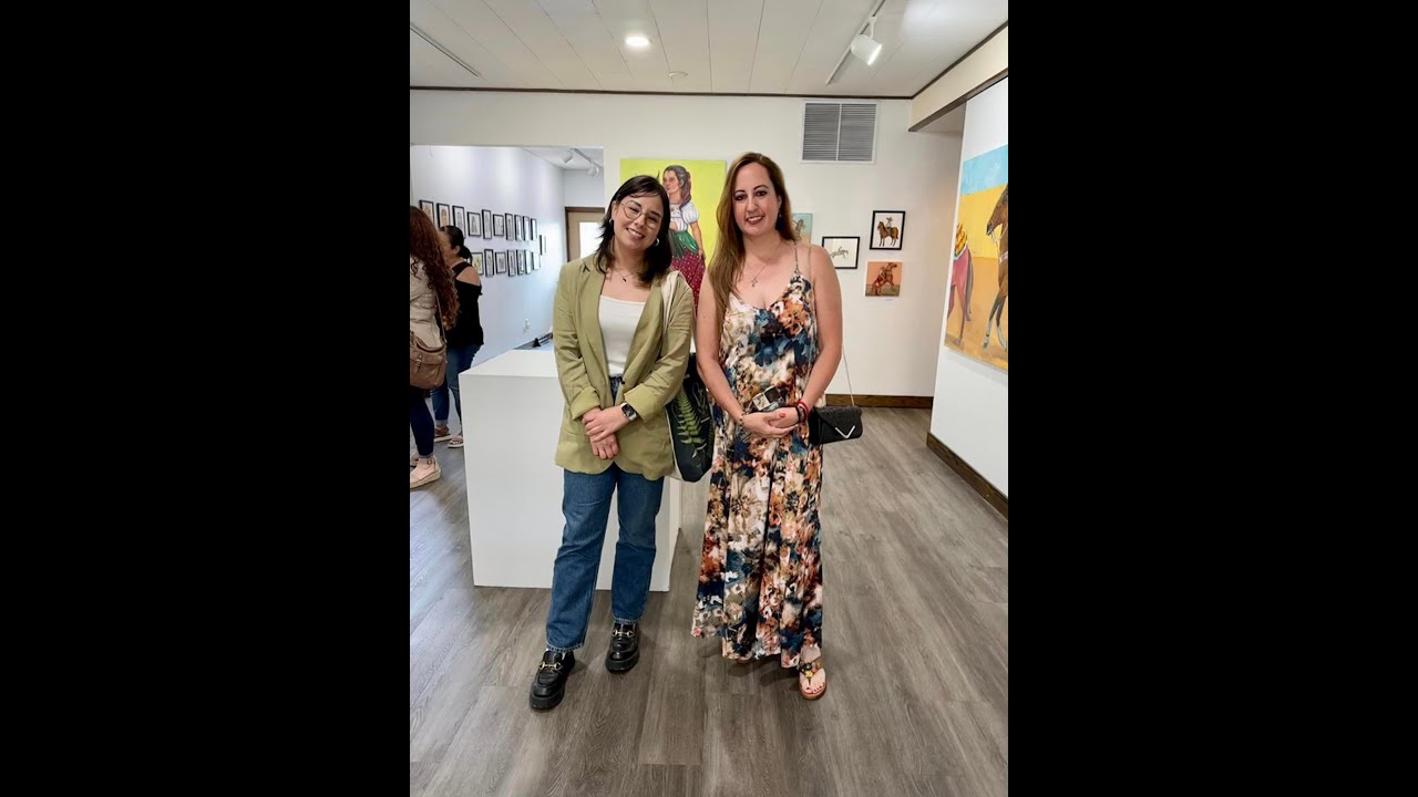 Ana Serrano & Rosa Maria Cerda Rodriguez in the SMAC Gallery Virtual Tour