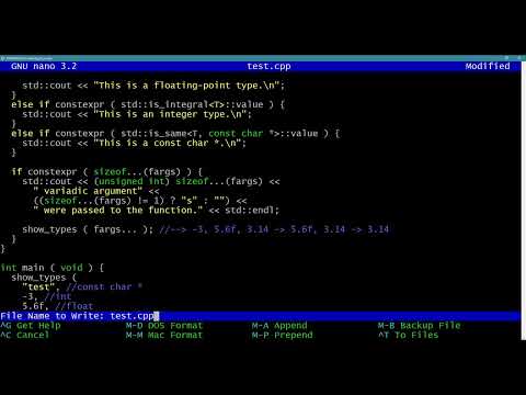 C++ Introduction to Variadic Templates