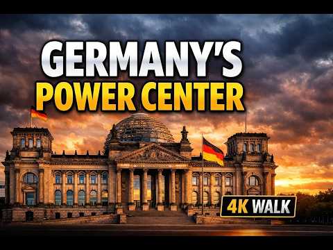 Inside Germany’s Government District – No Talking, Just Reality | Berlin 4K. Berlin Without Filters