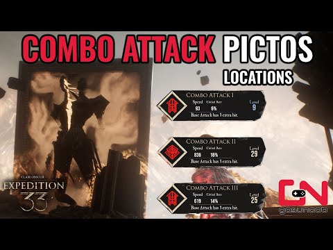 Combo Attack 1, 2 & 3 Pictos Locations in Clair Obscur Expedition 33