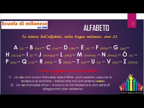 1^ lezione - Alfabeto