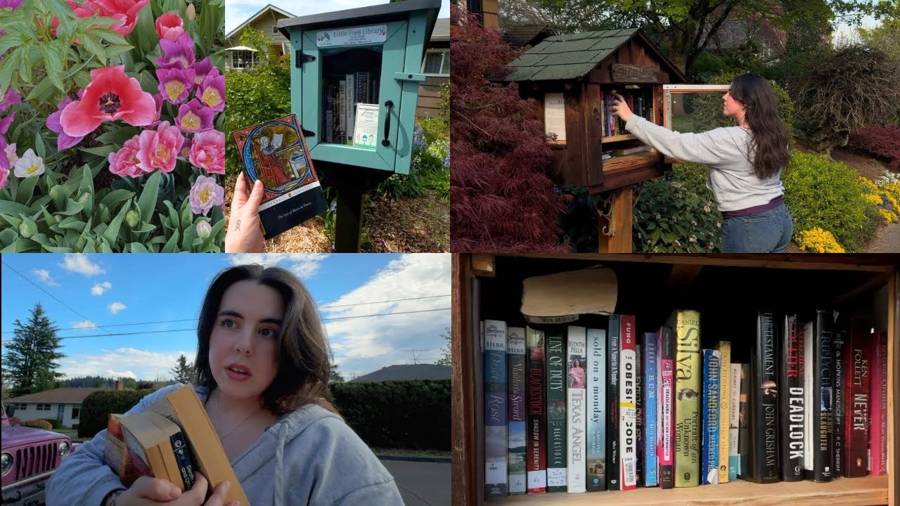 little free libraries | book unhaul, used books for free, portland