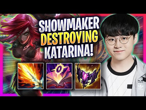 SHOWMAKER DESTROYING WITH KATARINA! - DK ShowMaker Plays Katarina MID vs Ezreal! | Season 2024