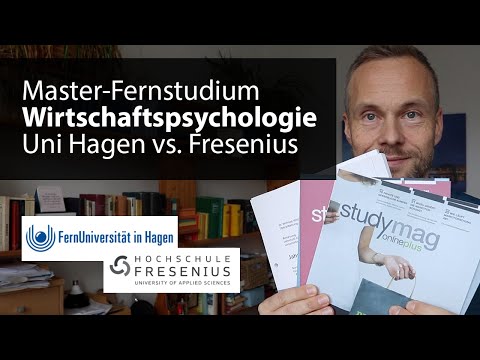 Wirtschaftspsychologie Master im Fernstudium: FernUni Hagen vs. Hochschule Fresenius
