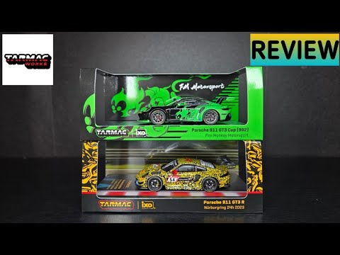 Feature Image thumbnail for the video blog Tarmac Works - Porsche 911 GT3 Cup & Porsche 911 GT3 R Nurburgring - REVIEW by  booster_diecast