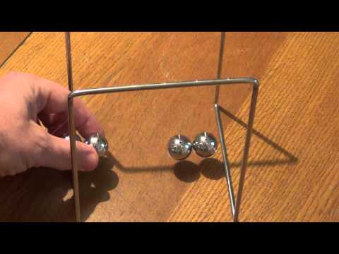 Fizika - nagradno pitanje -  newtonovo klatno - žuta zbirka  Newtonovo njihalo