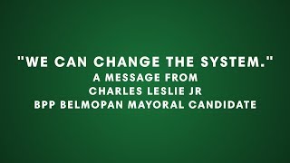 "We can change the system. You have more power than you believe." A message from Charles L