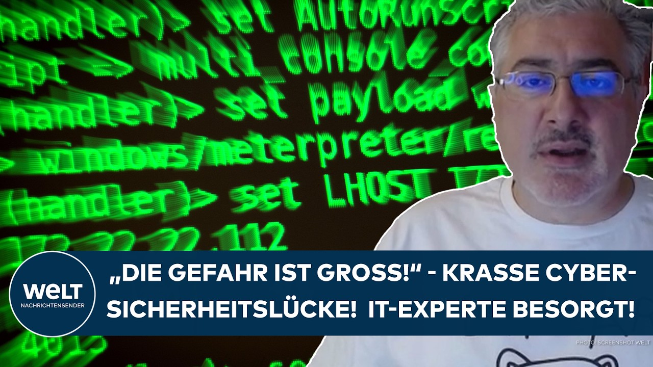 DEUTSCHLAND: "Die Gefahr ist groß" - Schwere Sicherheitslücke! IT-Experte extrem besorgt!