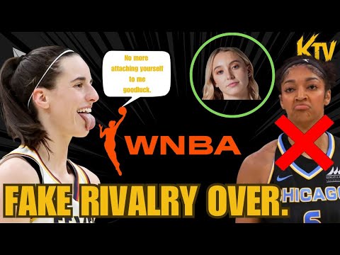 WNBA OFFICIALLY ENDS the FAKE Caitlin Clark vs Angel Reese RIVALRY ANGEL REPLACED by Paige Bueckers