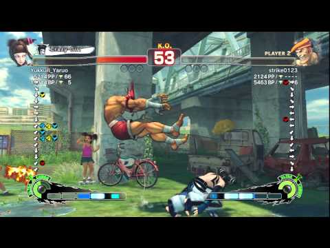 Yukkuri_Yaruo [Juri] vs. strike0123 [Adon] | SSF4 Arcade Edition