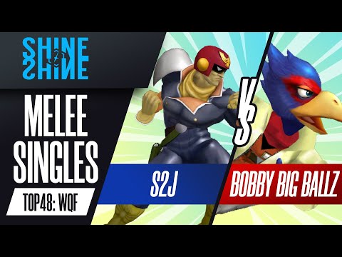 S2J vs bobby big ballz - Melee Singles Top 48: WQF - Shine 2022 | Cpt Falcon vs Falco