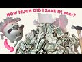 HOW MUCH DID I SAVE? | 2021 $1/$5 SAVINGS CHALLENGE | COUNT MONEY WITH ME | @SAVINGALLMYCOINS