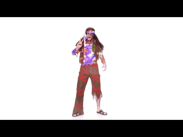 Vídeo relacionado con Smiffys Abrigo de Hippie Elegante de los 60, con Borde de Piel Halloween, Carnaval