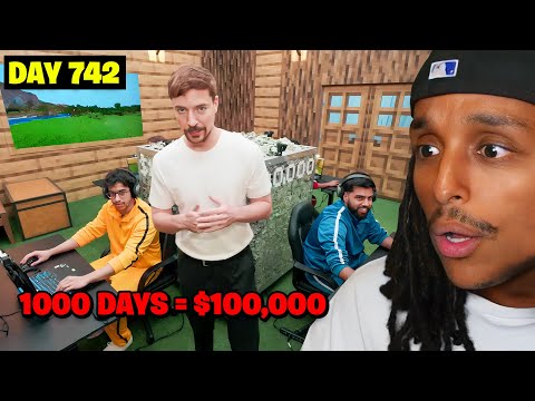 They had to SURVIVE 1000 Days in Hardcore Minecraft to win $100,000