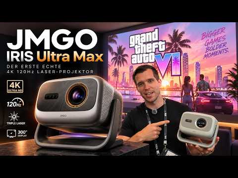 "JMGO IRIS Ultra Max – Der erste echte 4K 120Hz Laser-Projektor auf der IFA 2026"