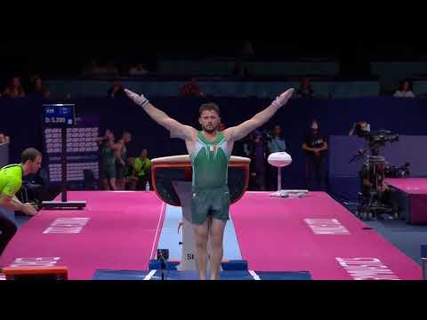 Dominick Cunningham. 2022 European Championships. Qualification. VT1