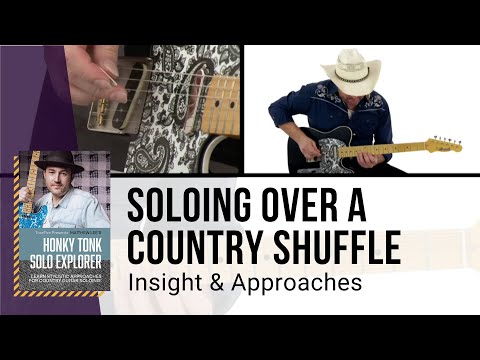 🎸 Matthew Lee Guitar Lesson - Soloing Over a Country Shuffle - Insight & Approaches - TrueFire