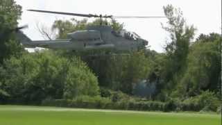 preview picture of video '2012 Marblehead Aviation Cobra and Bell Huey Helicopters'