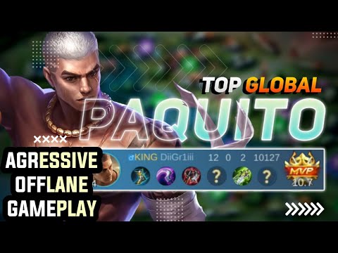Death Blow Paquito Agressive Offlane Gameplay | Top Global Paquito By DiiGr1iii