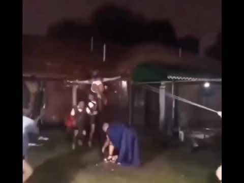  Jezus spada z krzyża w Krakowie