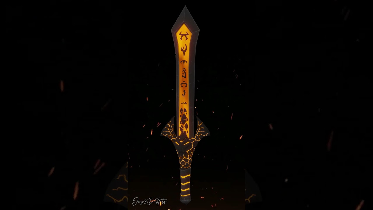 Blade Of Sins #3dart #3dsculpting#3dmodel#sword