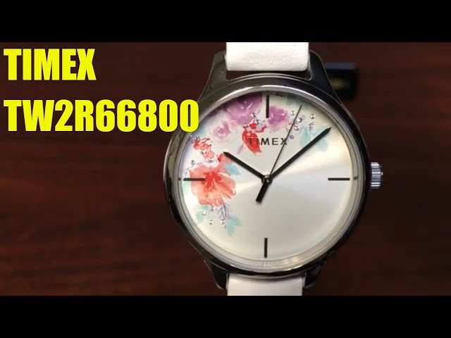 ساعة تايمكس كريستال بلوم كوارتز نسائية - TW2R66800